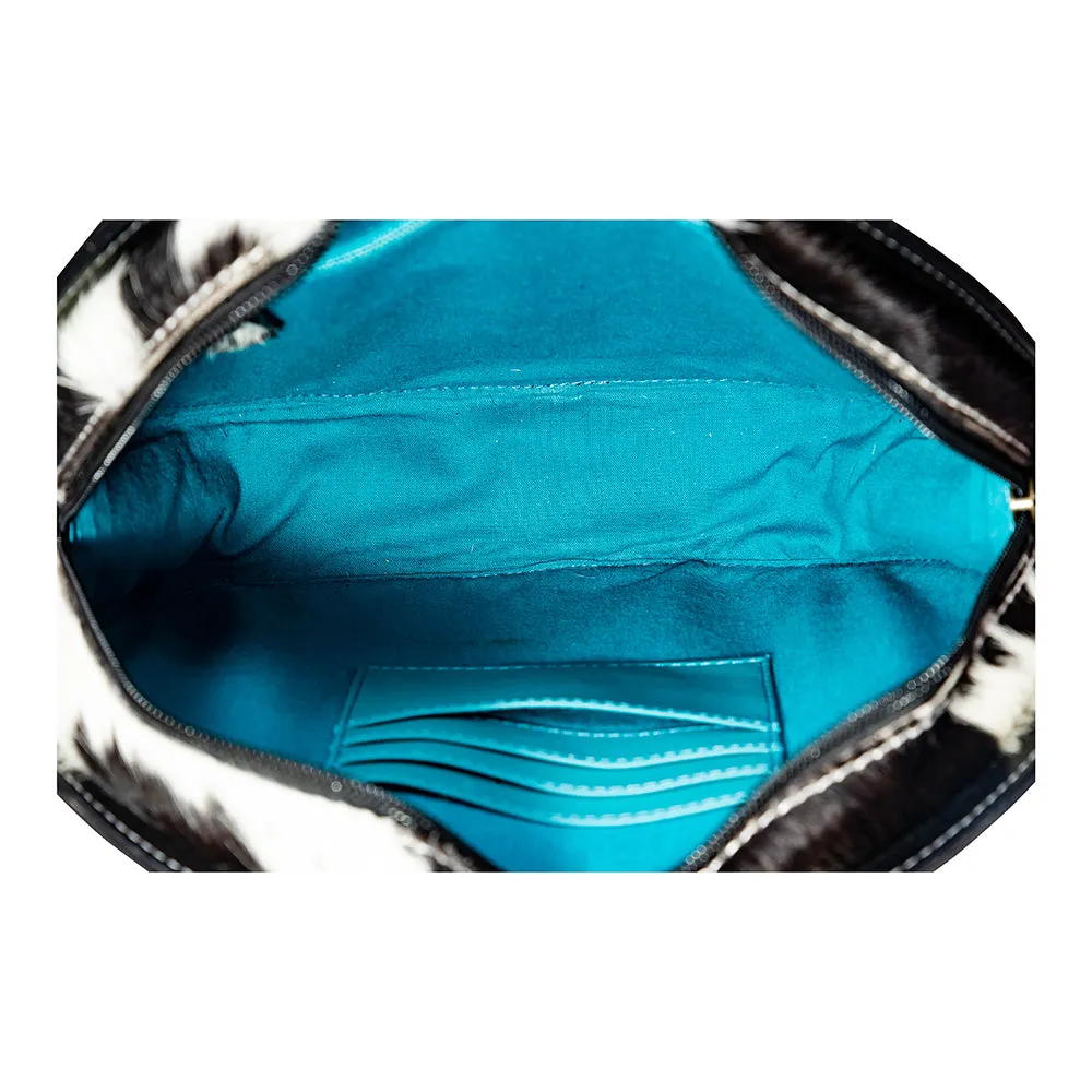 Bloomin' Steer Hand-tooled Round Bag sold by Myra Bag product image thumbnail 4