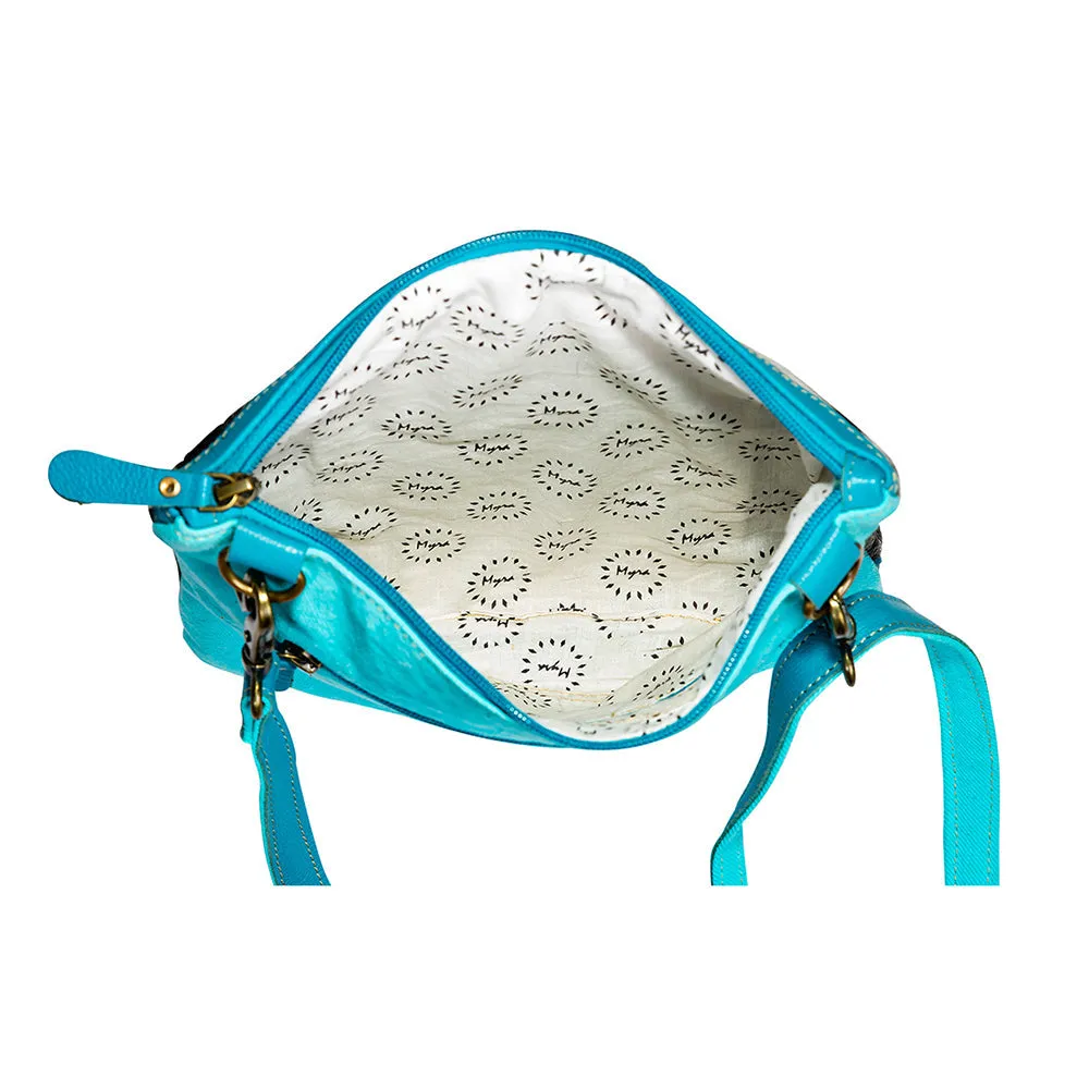 Tonga Ridge Crossbody Bag In Blue sold by Myra Bag product image thumbnail 4