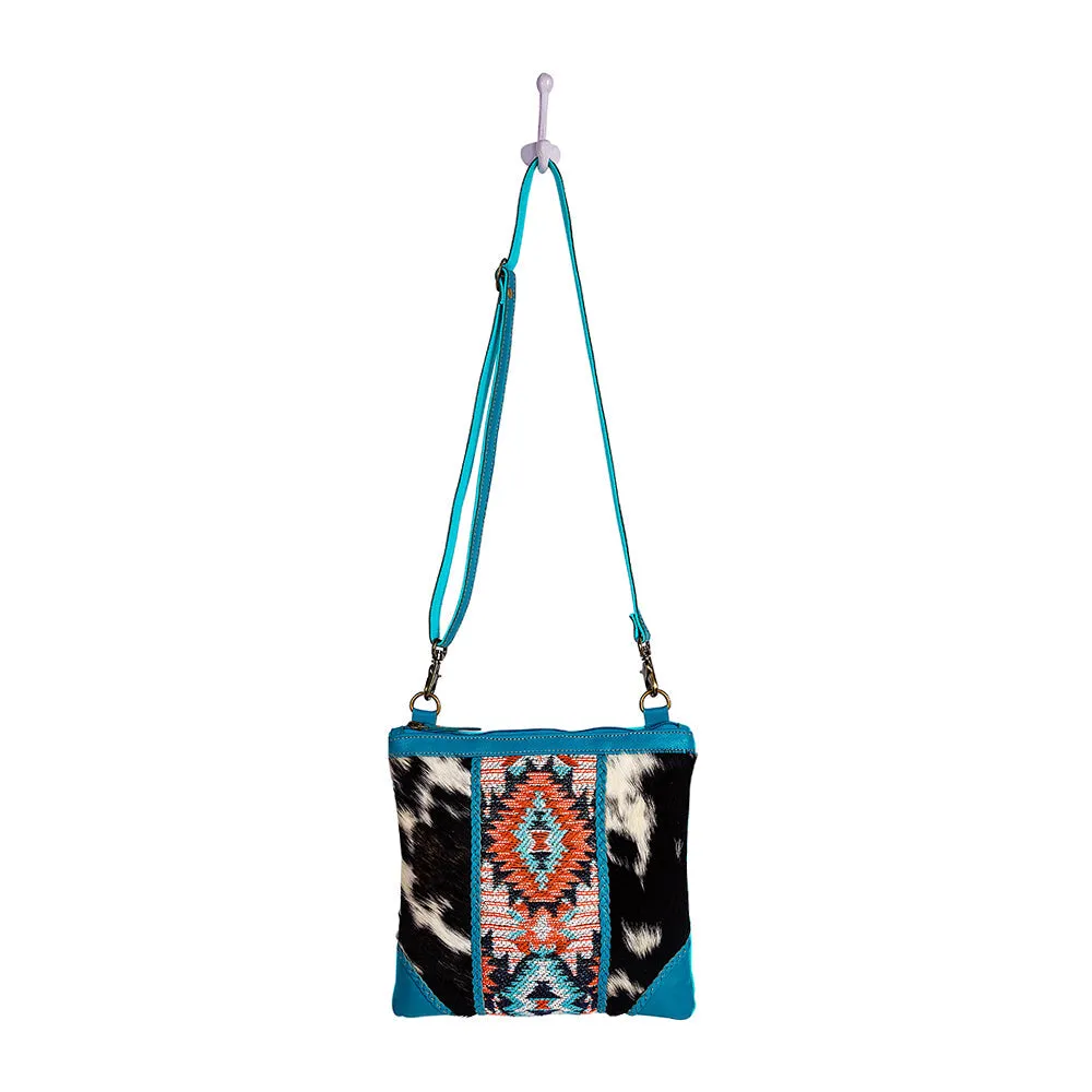 Tonga Ridge Crossbody Bag In Blue sold by Myra Bag product image thumbnail 5