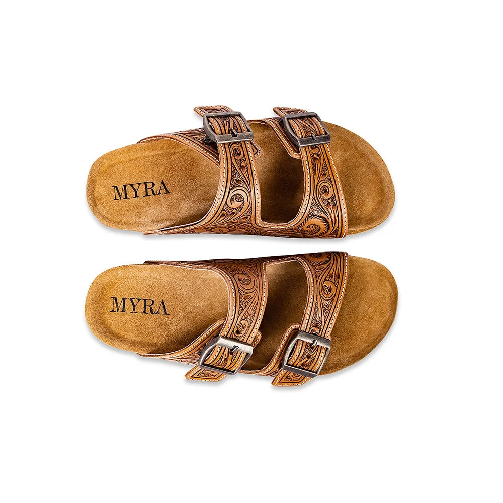 Darla Trail Hand-Tooled Sandals sold by Myra Bag product image thumbnail 2