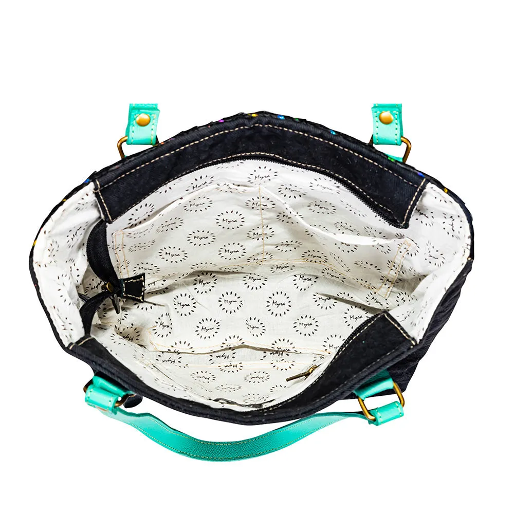 Galaxy Fire Tote Hand-Tooled Bag sold by Myra Bag product image thumbnail 4