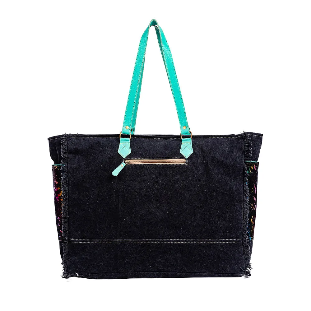 Galaxy Fire Weekender Hand-Tooled Bag sold by Myra Bag product image thumbnail 3