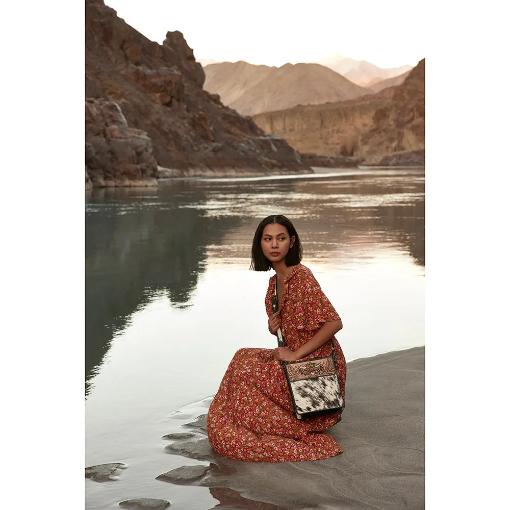 Bloomin' Steer Hand-tooled Bag sold by Myra Bag product image thumbnail 5