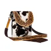 Saba Trail Hand-Tooled Bag In Light & Dark sold by Myra Bag