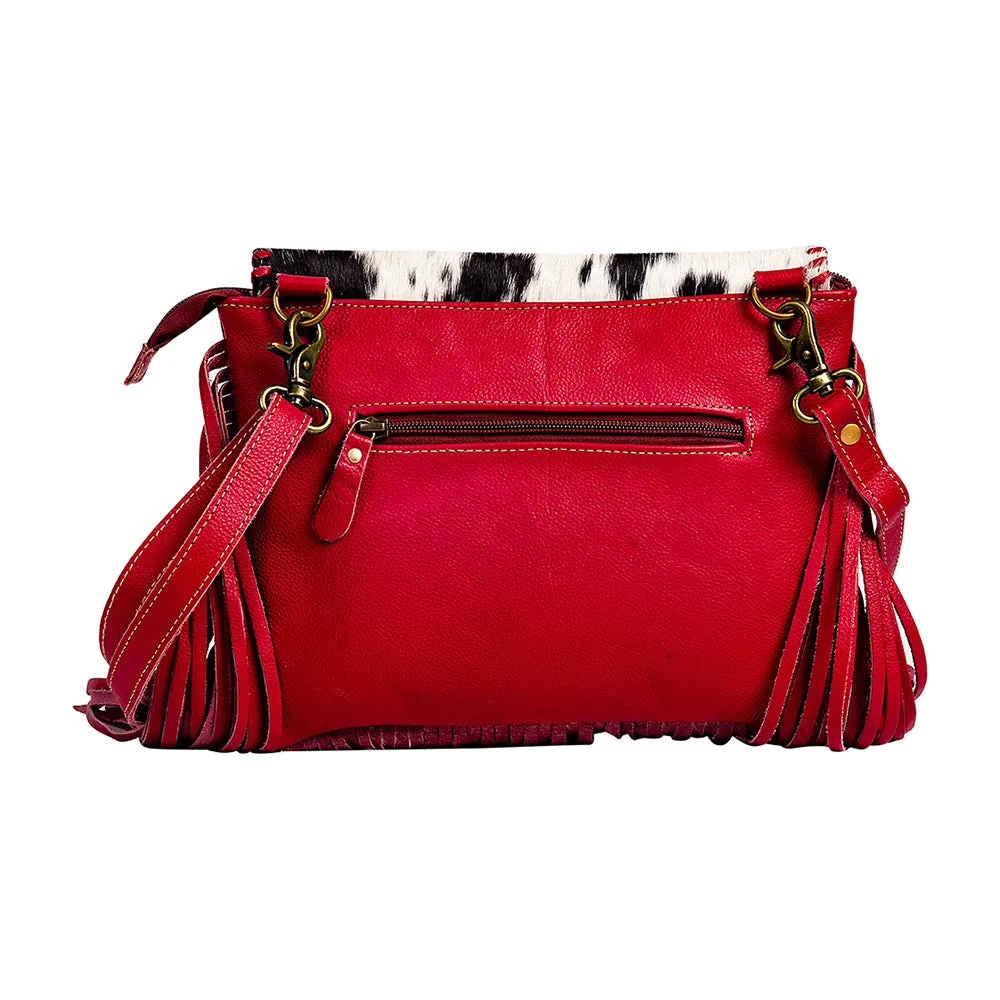 Letterstone Trail Fringe Leather & Hairon Bag sold by Myra Bag product image thumbnail 2