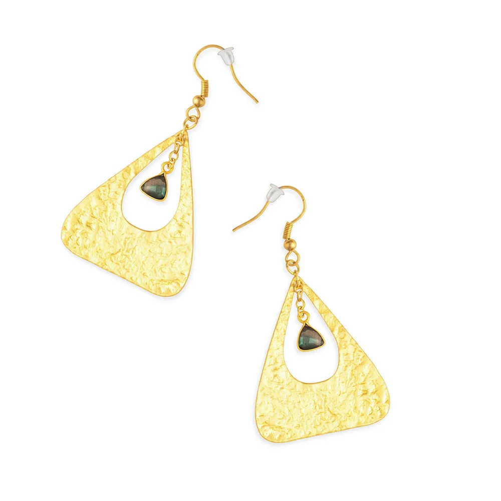 Holly Avenue Labrodorite Stone Earrings sold by Myra Bag product image thumbnail 2