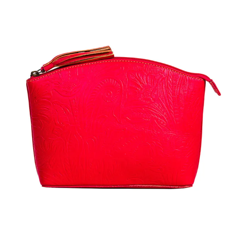 Clarendon Pouch in Pink sold by Myra Bag