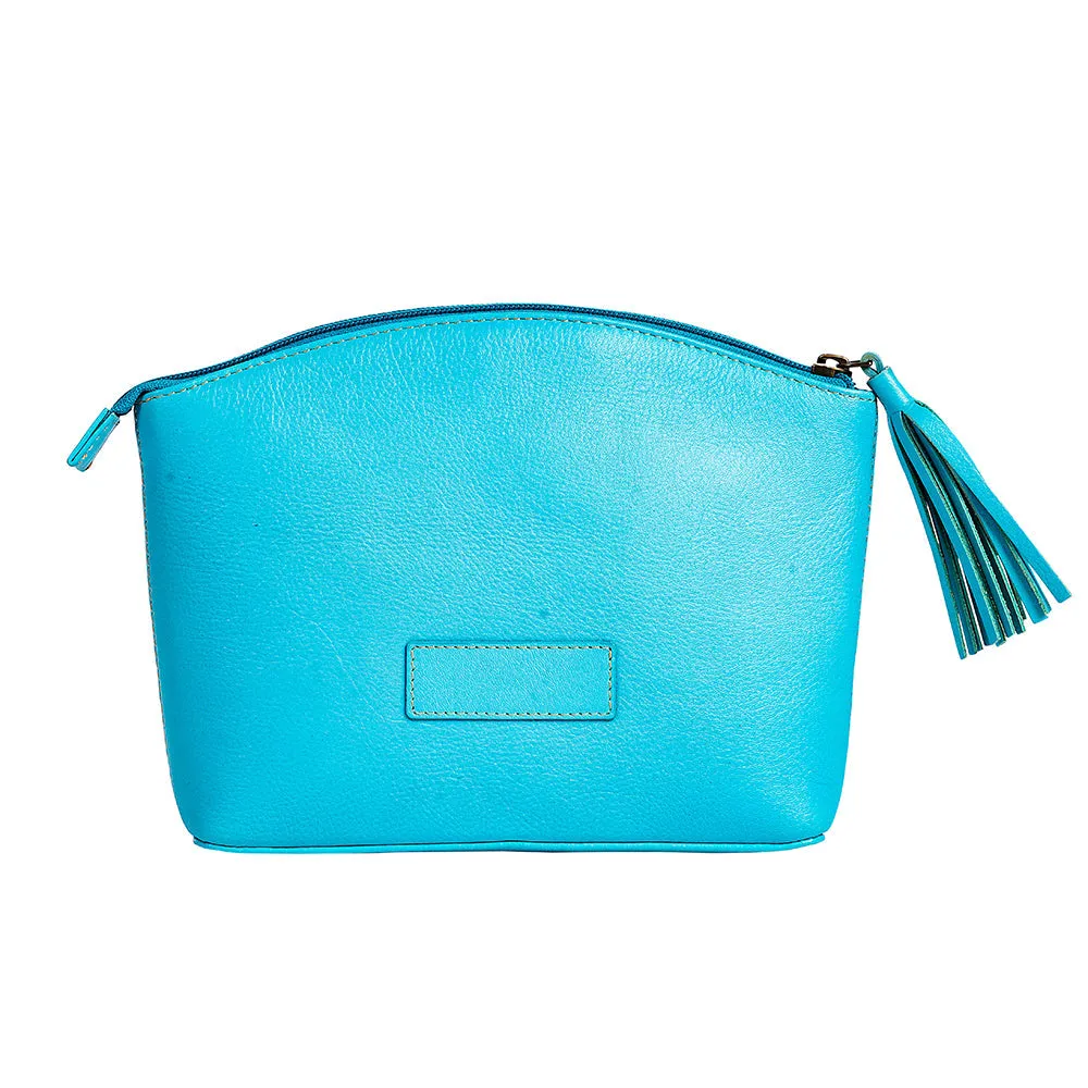 Clarendon Pouch in Turquoise sold by Myra Bag product image thumbnail 3