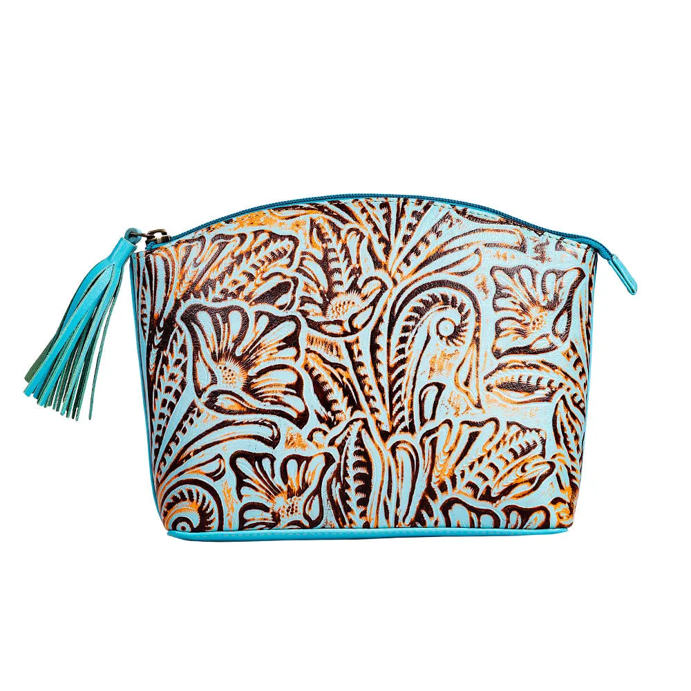 Clarendon Pouch in Turquoise sold by Myra Bag