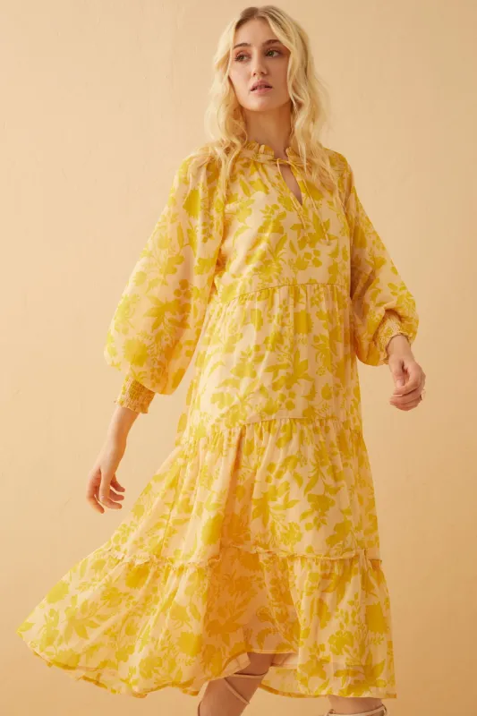 Eliana Gold Empire Dress sold by Myra Bag