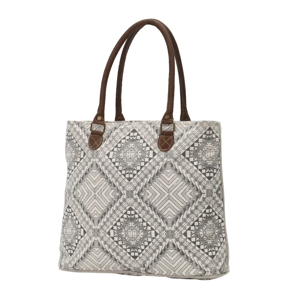 Artisan Canvas Tote Bag sold by Myra Bag