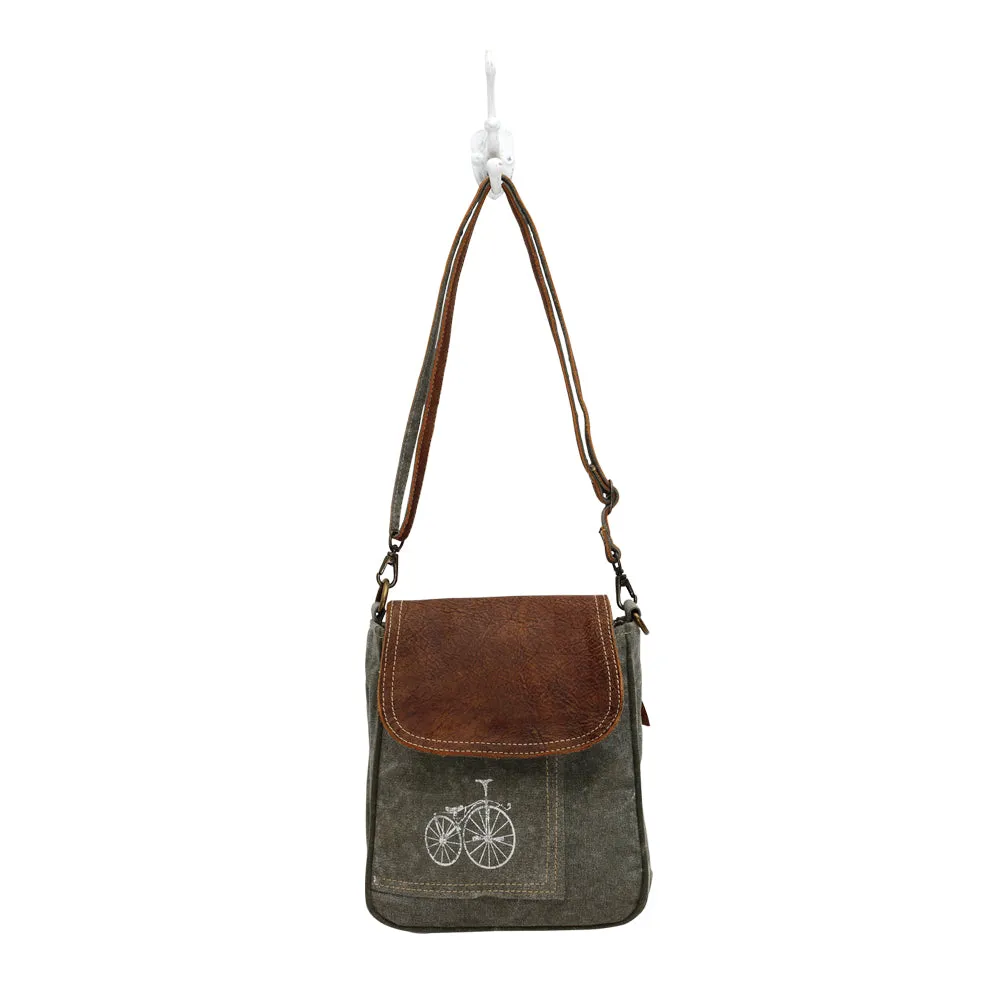 By-Cycle Print Shoulder Bag sold by Myra Bag