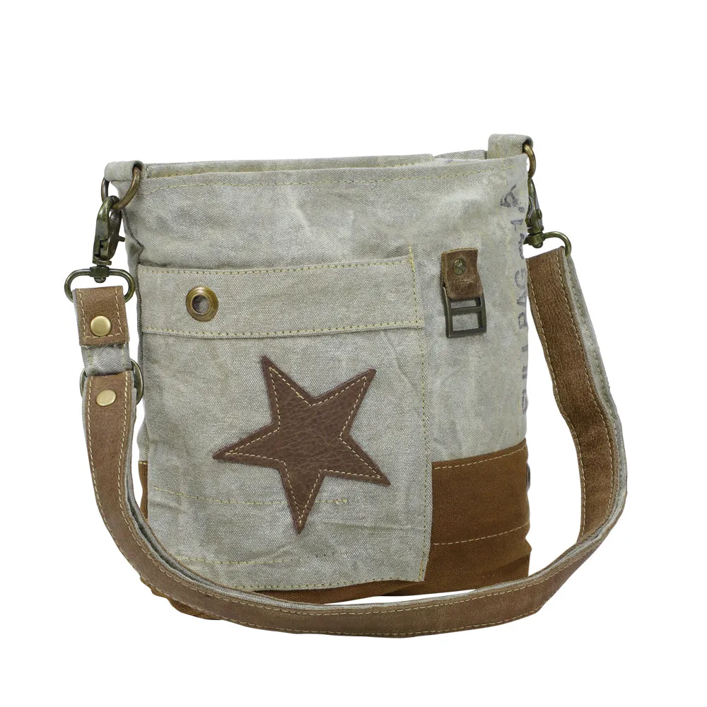 Leather Star Small & Cross Body Bag sold by Myra Bag