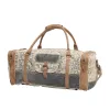 Floral Print & Hair-On Traveller Bag sold by Myra Bag