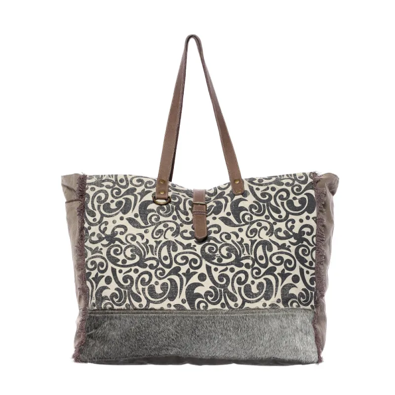Floral Print Weekender Bag sold by Myra Bag