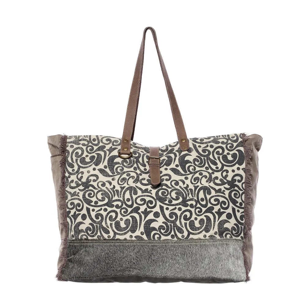 Floral Print Weekender Bag sold by Myra Bag