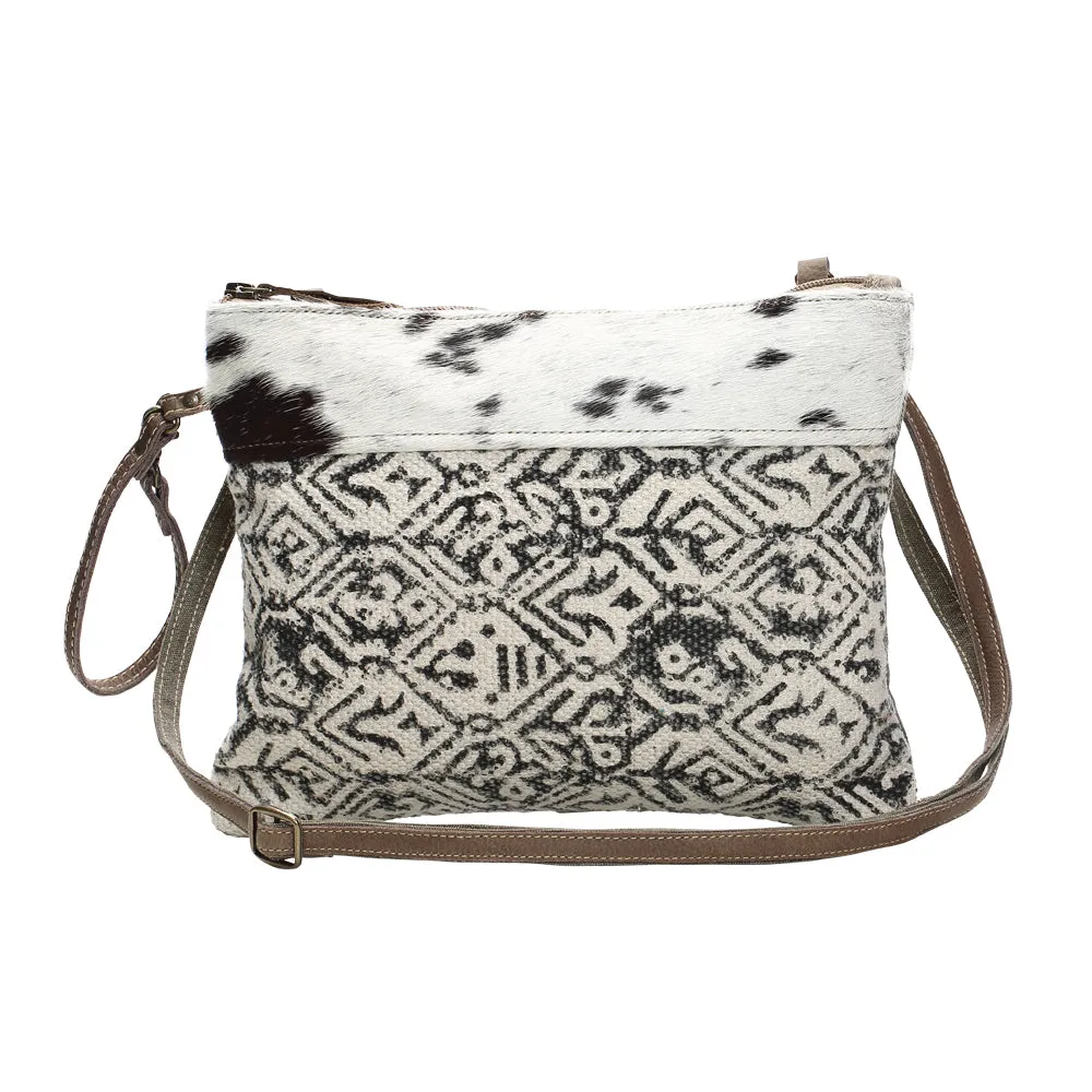 Dual Strap Cotton Rug Small Bag sold by Myra Bag