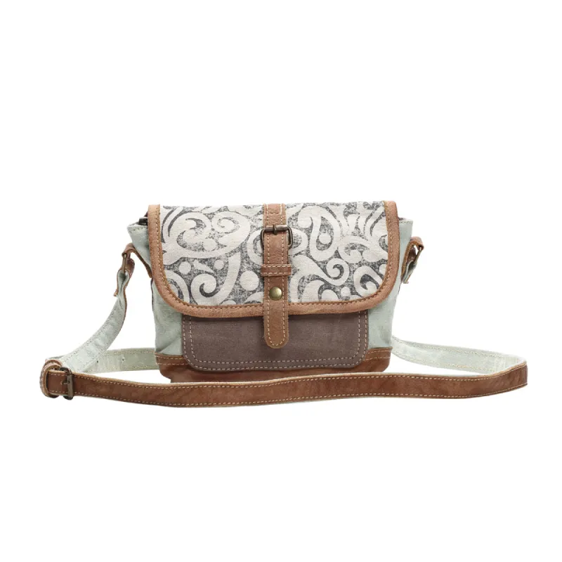 Leaf Print Small & Cross Body Bag sold by Myra Bag
