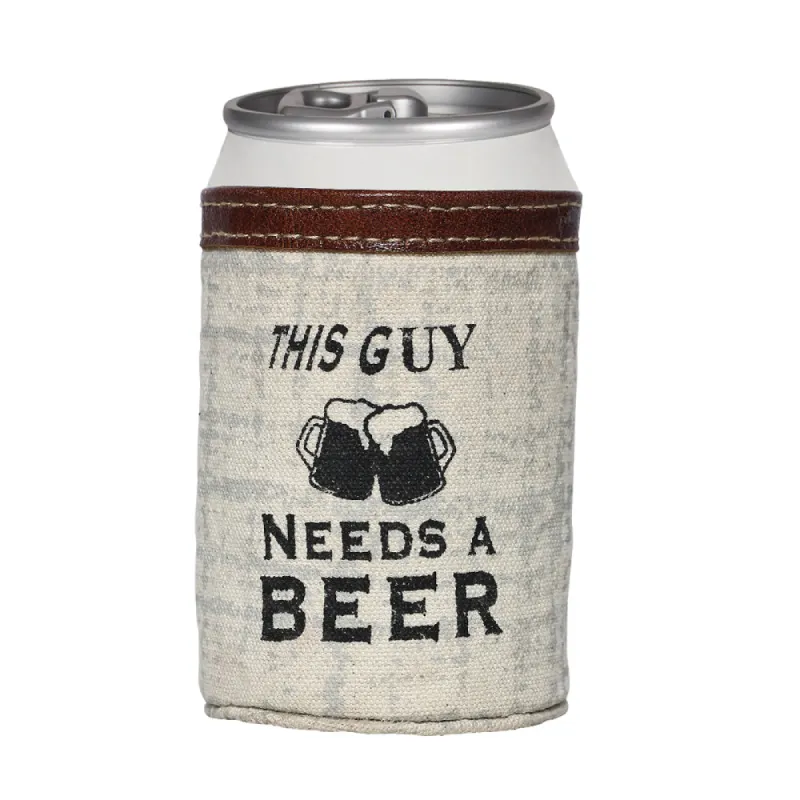 This Guy Needs A Beer Can Holder sold by Myra Bag
