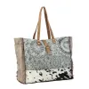 Green Floral Print Weekender Bag sold by Myra Bag