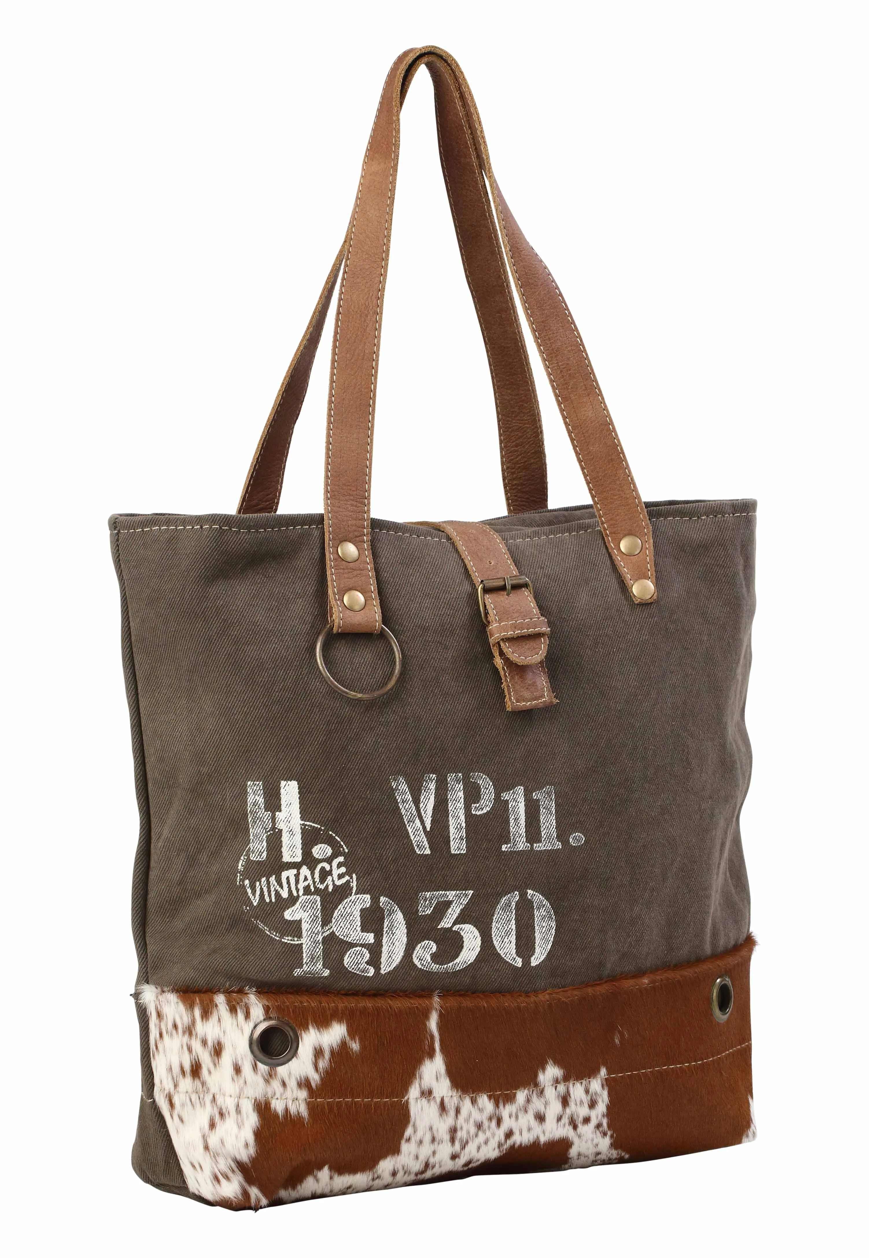 Vintage 1930 Canvas Tote Bag sold by Myra Bag product image thumbnail 2