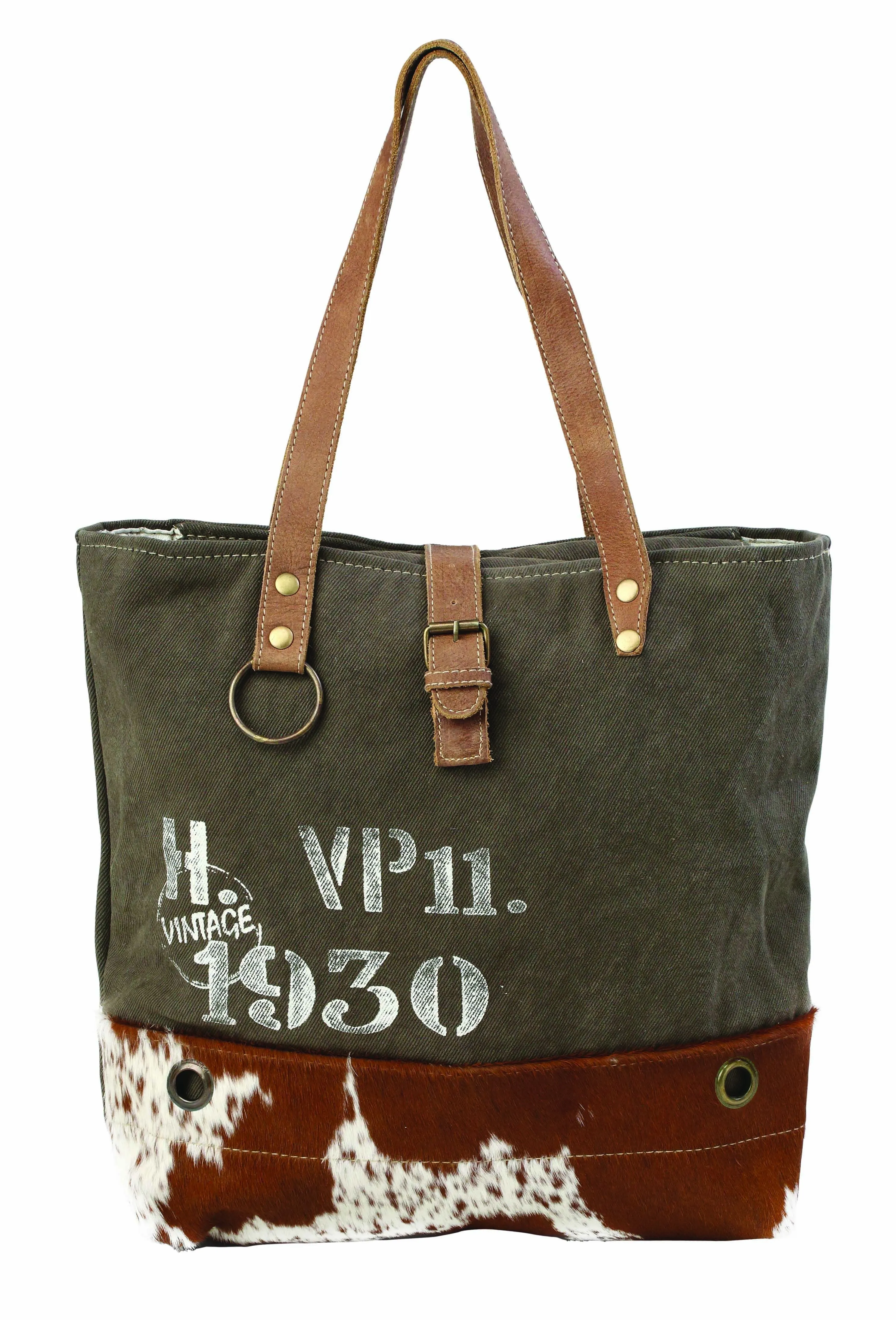 Vintage 1930 Canvas Tote Bag sold by Myra Bag