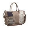 Retro Print Weekender Bag sold by Myra Bag