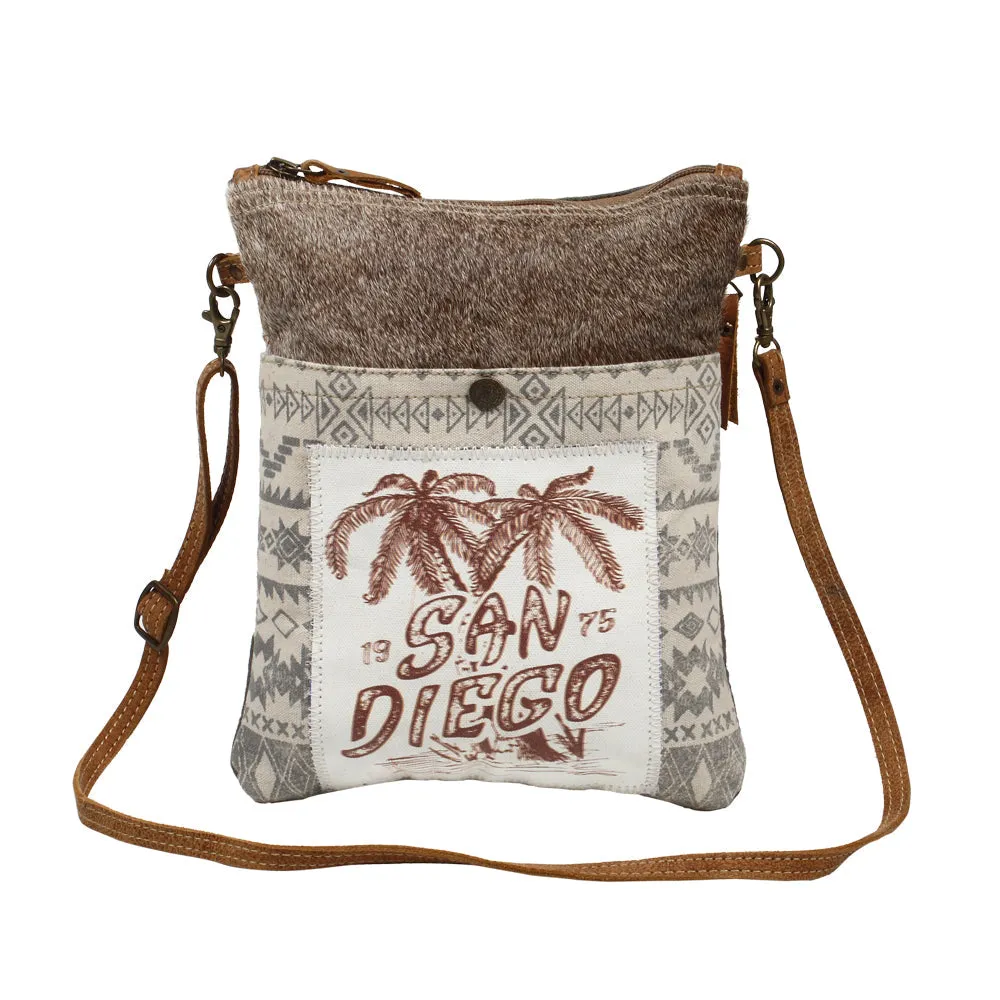 San Diego Print Small & Cross Body Bag sold by Myra Bag