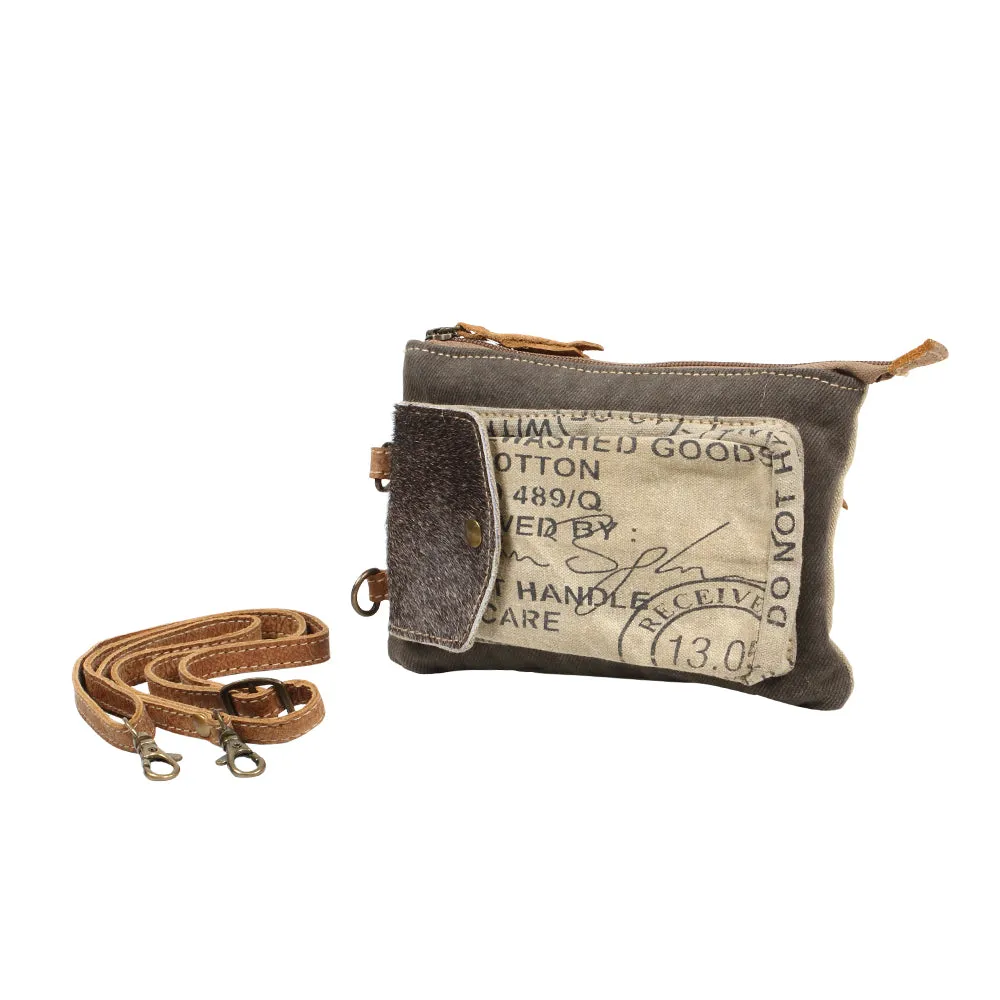 Stamp Pocket Small & Cross Body Bag sold by Myra Bag