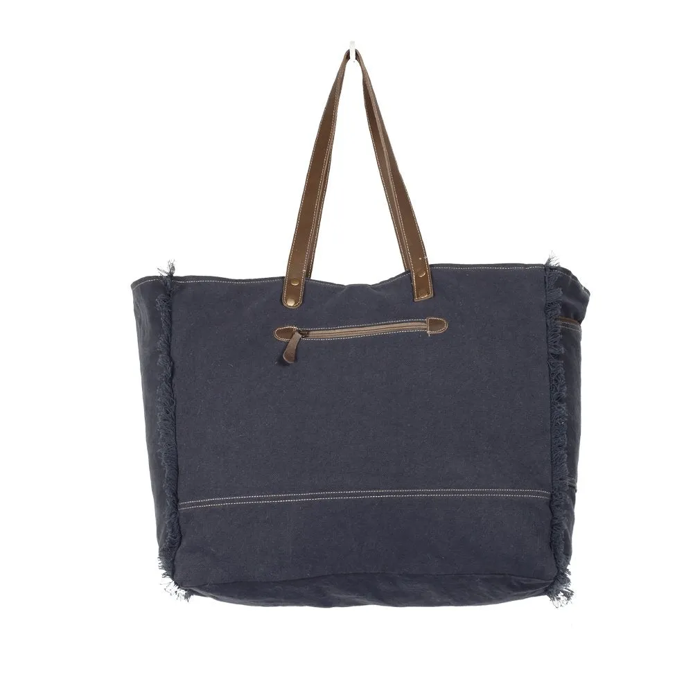 Sylvan Blue Weekender Bag sold by Myra Bag product image thumbnail 5