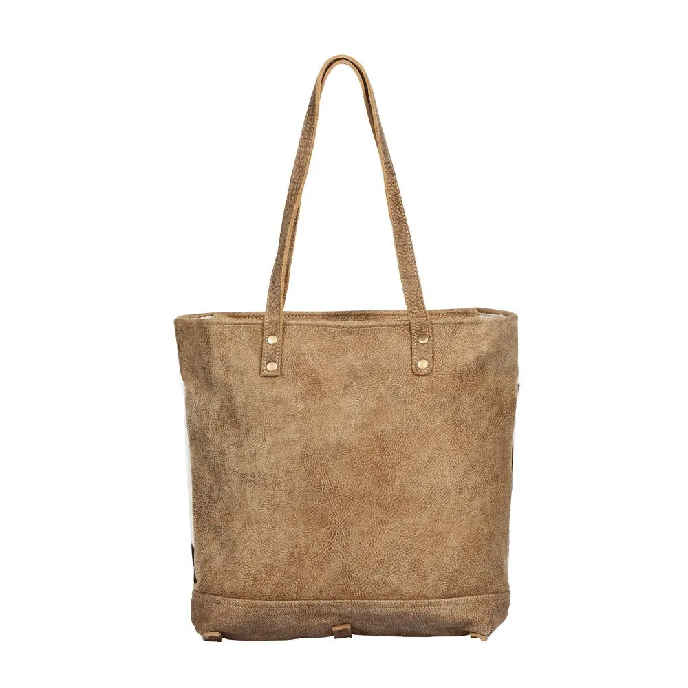 Cocoa Leather & Hairon Bag sold by Myra Bag product image thumbnail 3