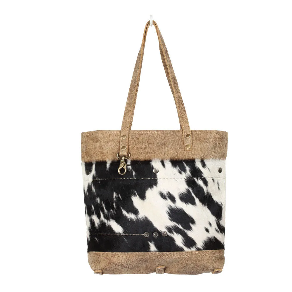 Cocoa Leather & Hairon Bag sold by Myra Bag product image thumbnail 4