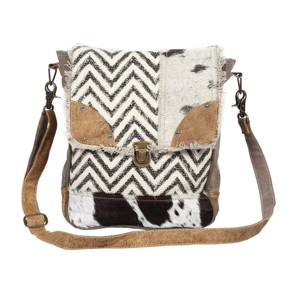 Rug & Patches Design Shoulder Bag sold by Myra Bag