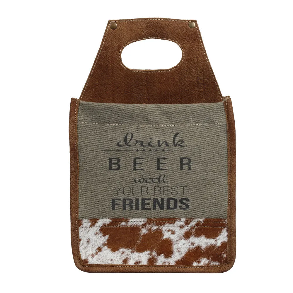 Best Friends 6-Pack Beer Caddy sold by Myra Bag