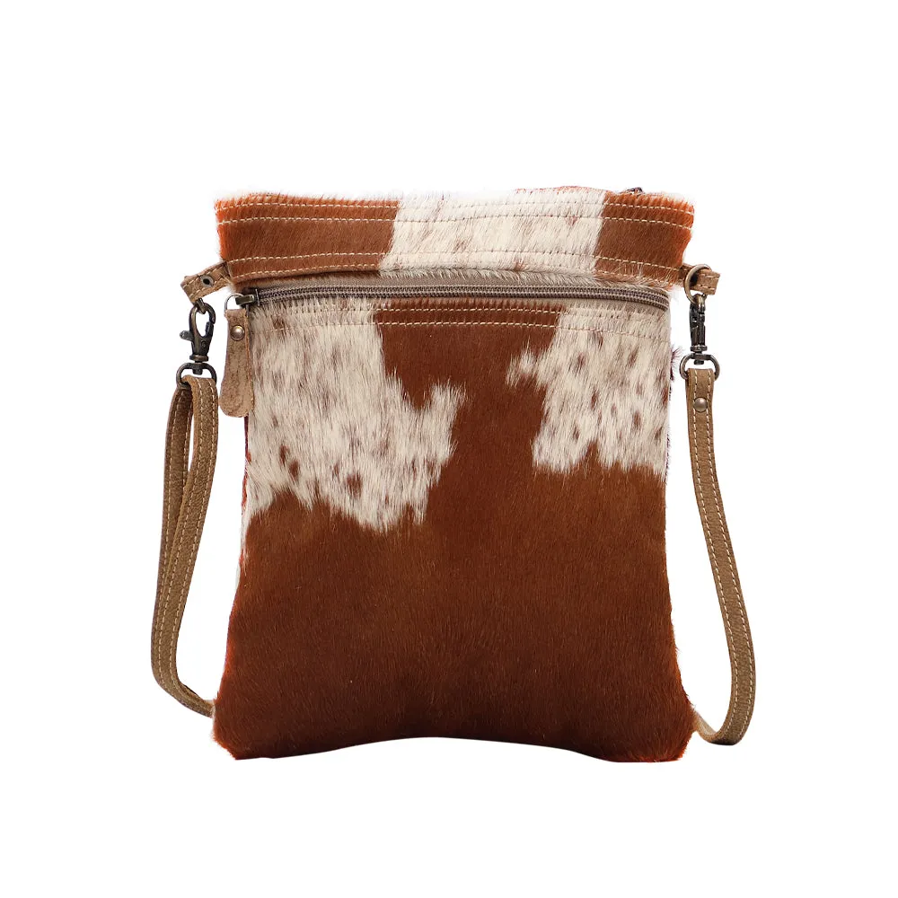 White & Cocoa Small And Cross Body Bag sold by Myra Bag product image thumbnail 2
