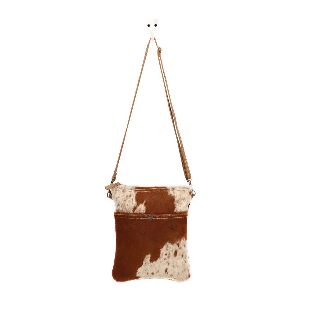 White & Cocoa Small And Cross Body Bag sold by Myra Bag product image thumbnail 3