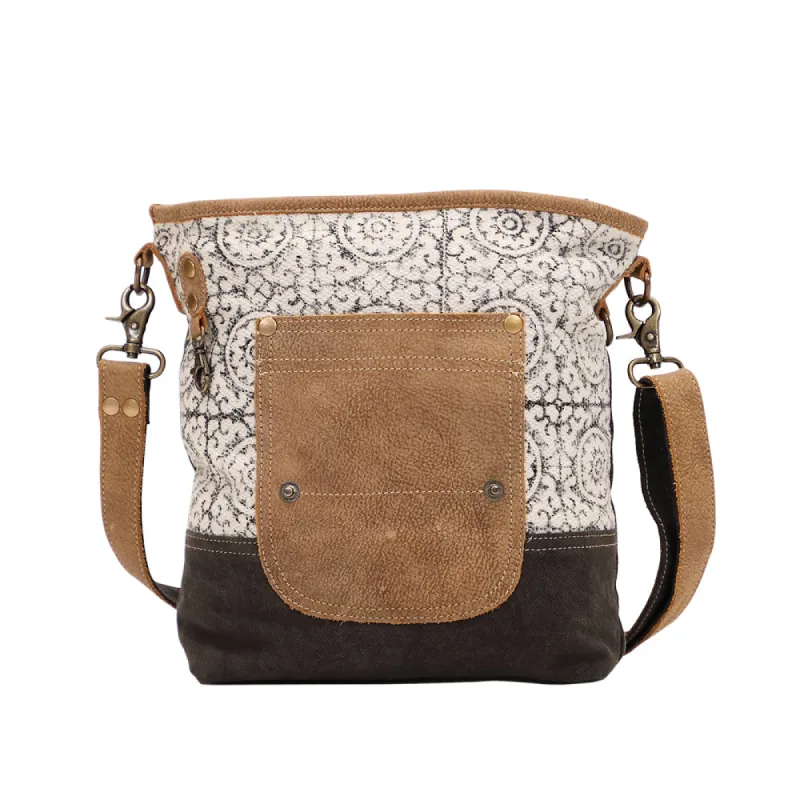 Pivot Print Shoulder Bag sold by Myra Bag