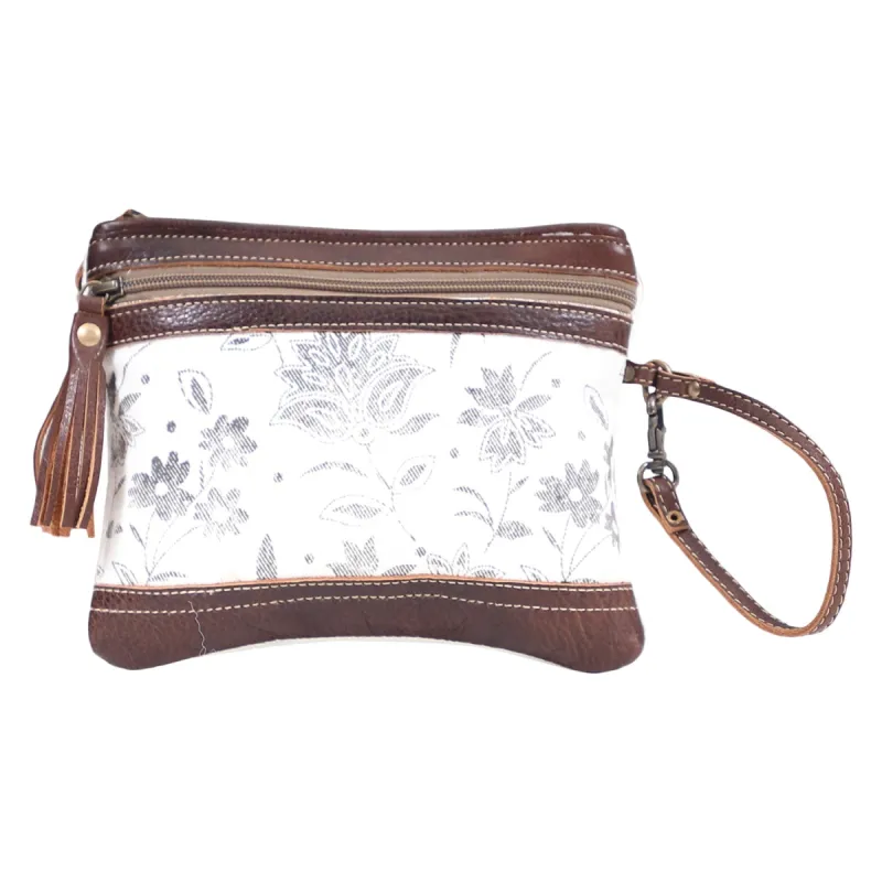 CREAMY PETAL POUCH sold by Myra Bag