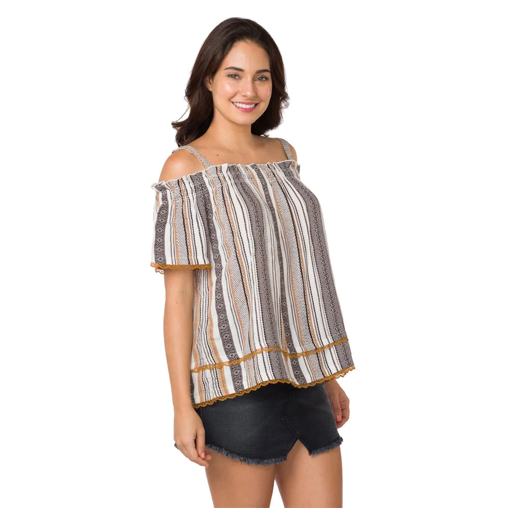 Patterned Streak Top sold by Myra Bag product image thumbnail 4