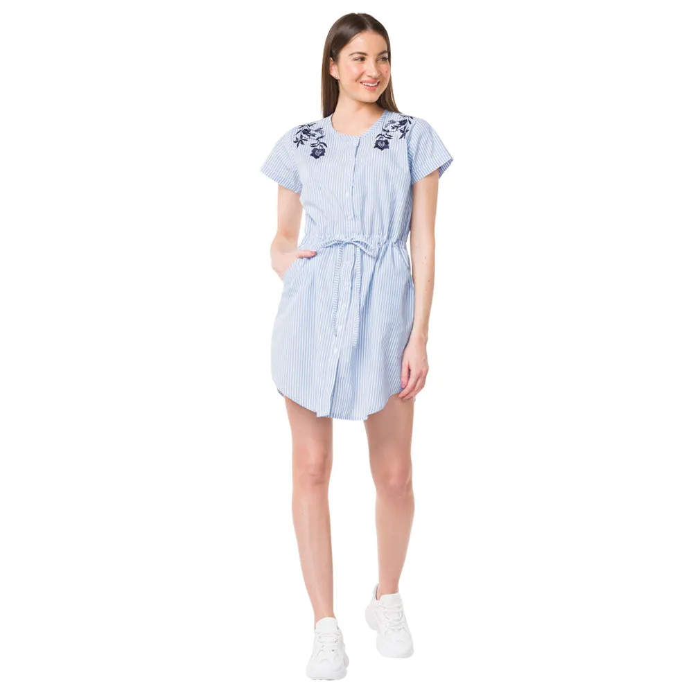 Stripy Shirt Dress sold by Myra Bag product image thumbnail 4