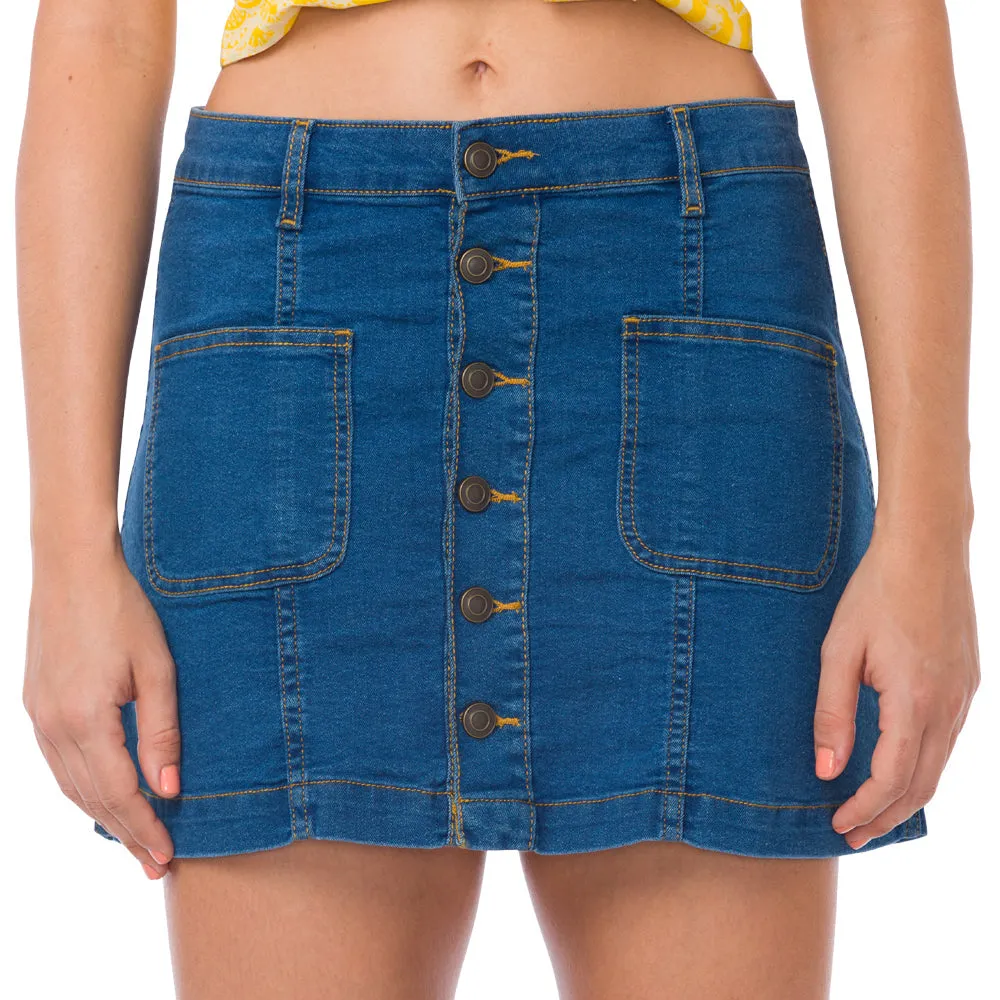Macaroon Denim Skirt sold by Myra Bag product image thumbnail 2