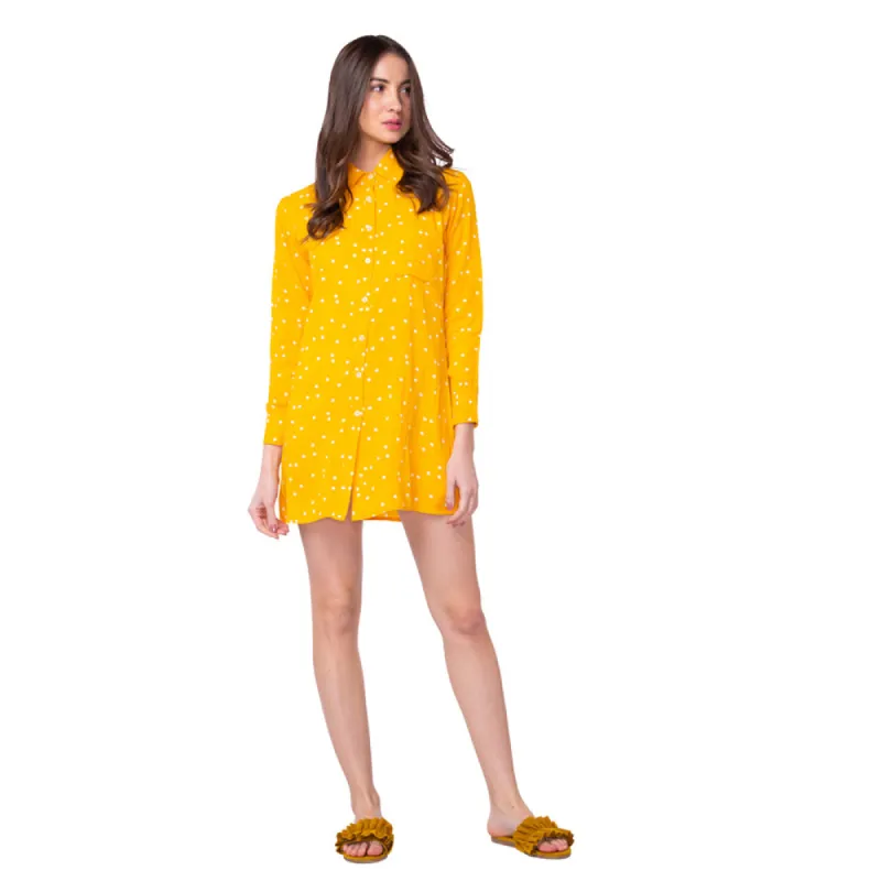 Polka Cheer Long Shirt sold by Myra Bag