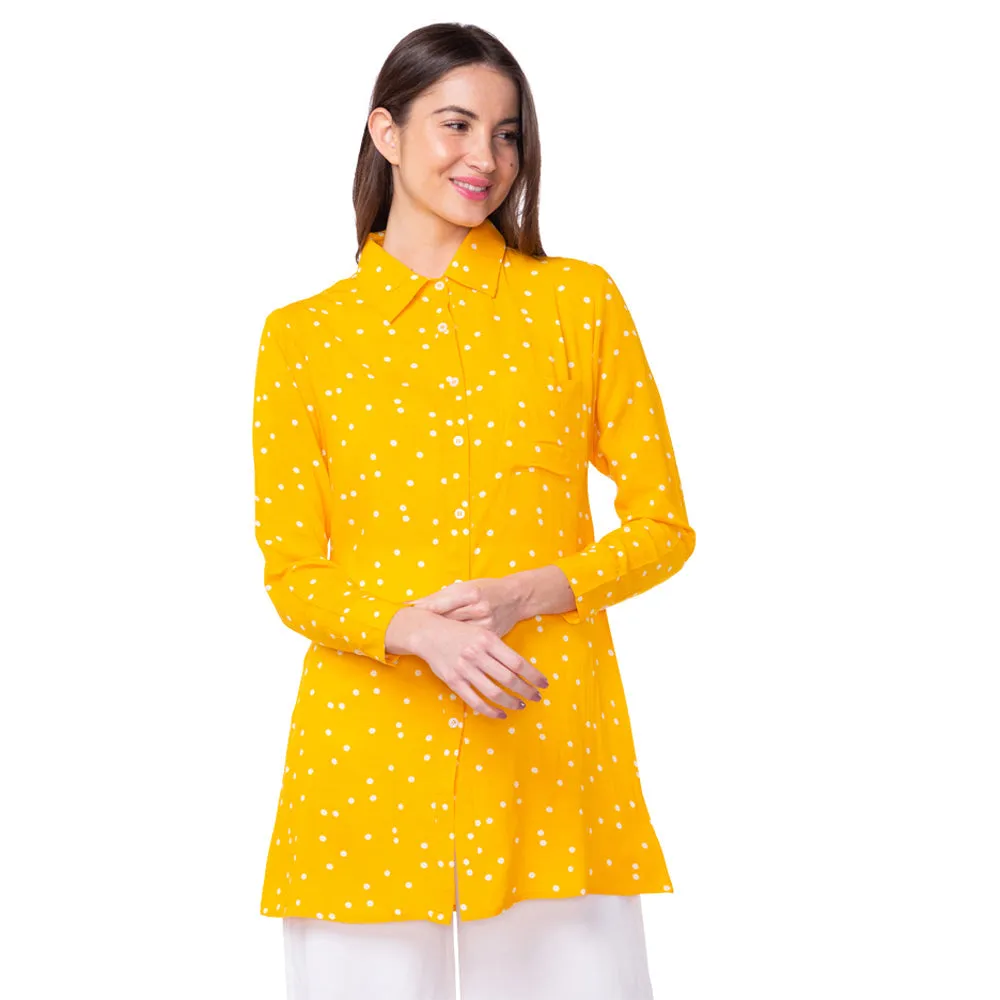 Polka Cheer Long Shirt sold by Myra Bag product image thumbnail 5