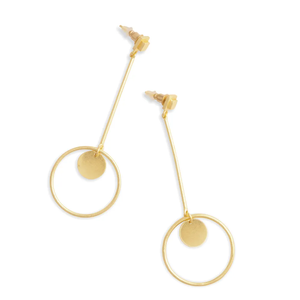 Corona Drop Earrings sold by Myra Bag product image thumbnail 2