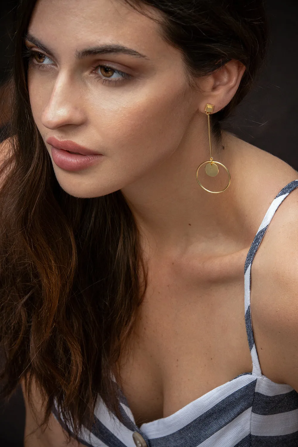 Corona Drop Earrings sold by Myra Bag product image thumbnail 3