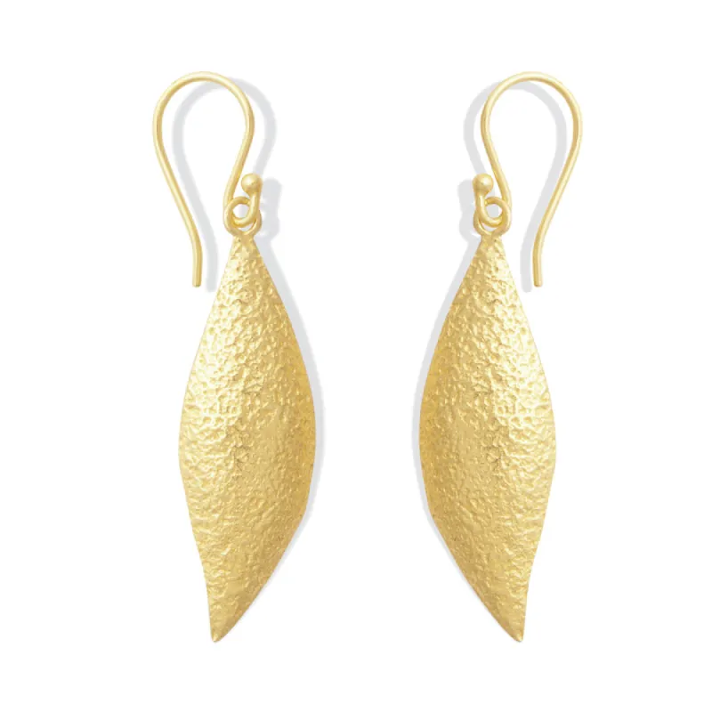 Roman Gold Drop Earrings sold by Myra Bag