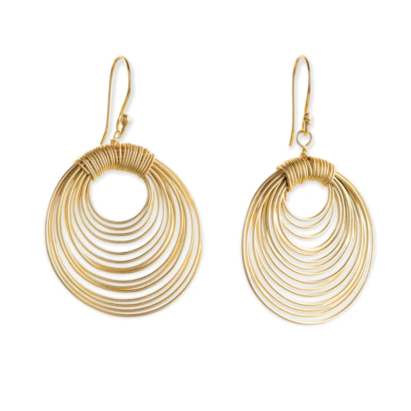 Egyptian Spirit Hoop Earrings sold by Myra Bag