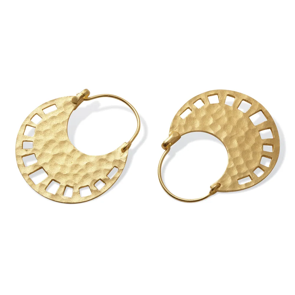 Bohemian Rhapsody Hoop Earrings sold by Myra Bag product image thumbnail 2