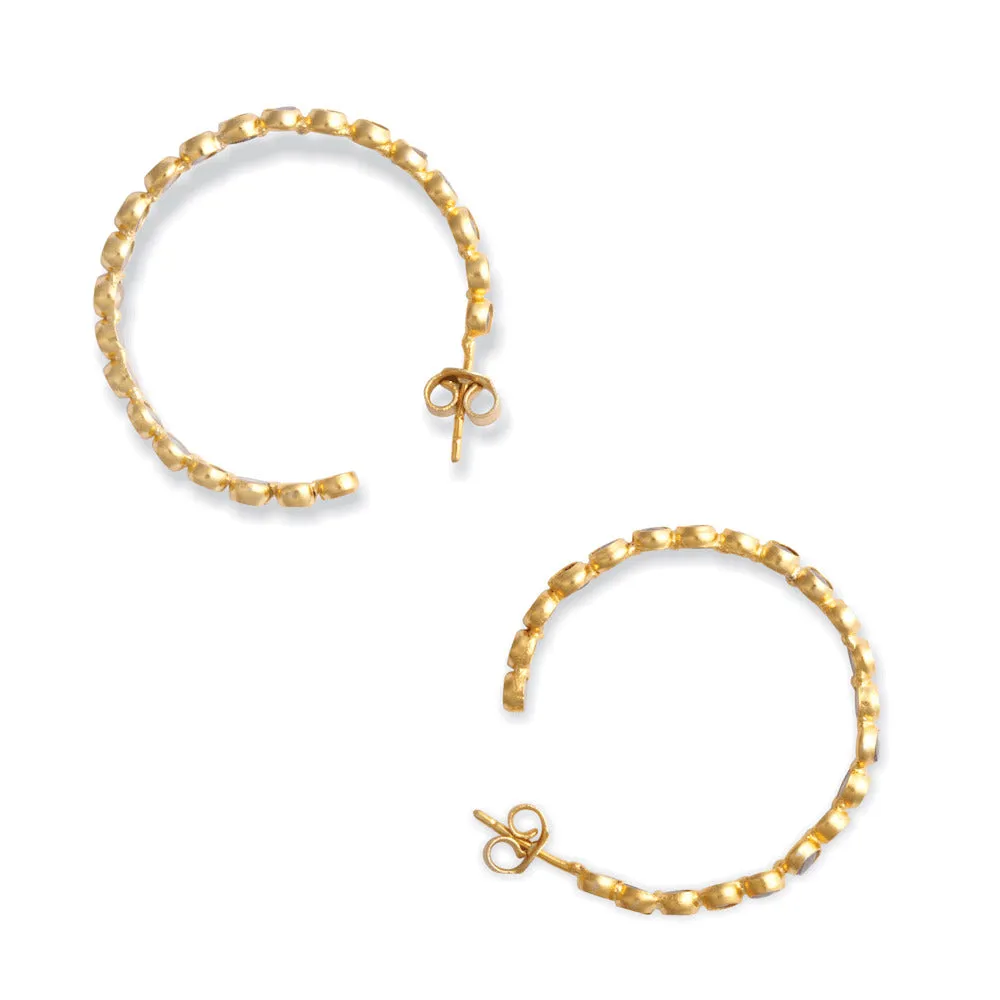 Moonshine Hoop Earrings sold by Myra Bag product image thumbnail 3