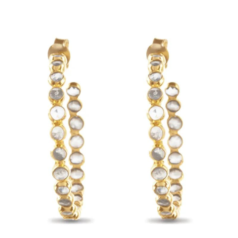 Moonshine Hoop Earrings sold by Myra Bag